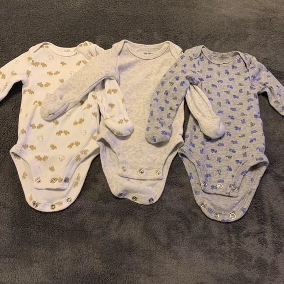 carter onesies with mittens